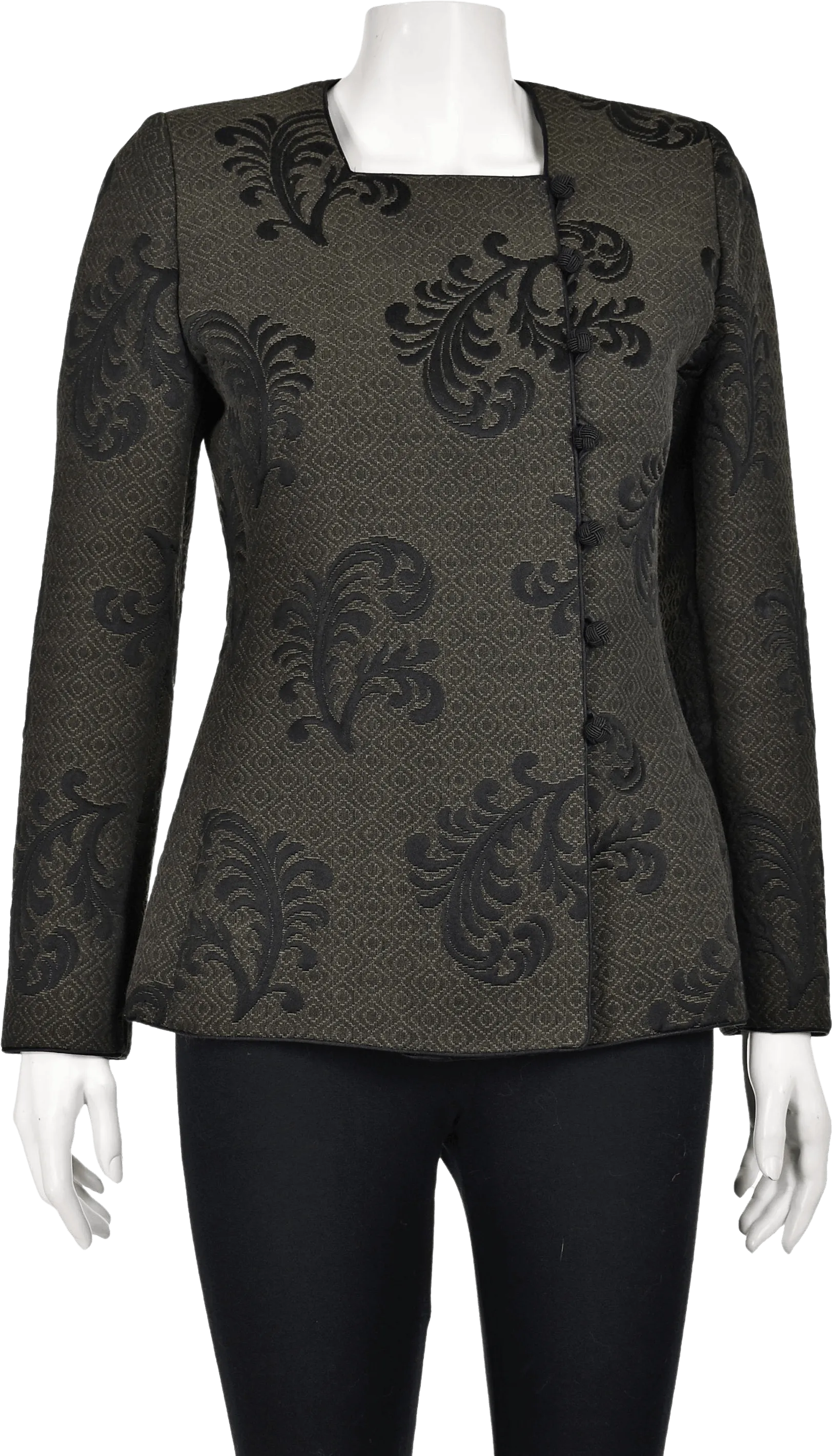 00's Jacquard Tapestry Evening Jacket by Mary McFadden