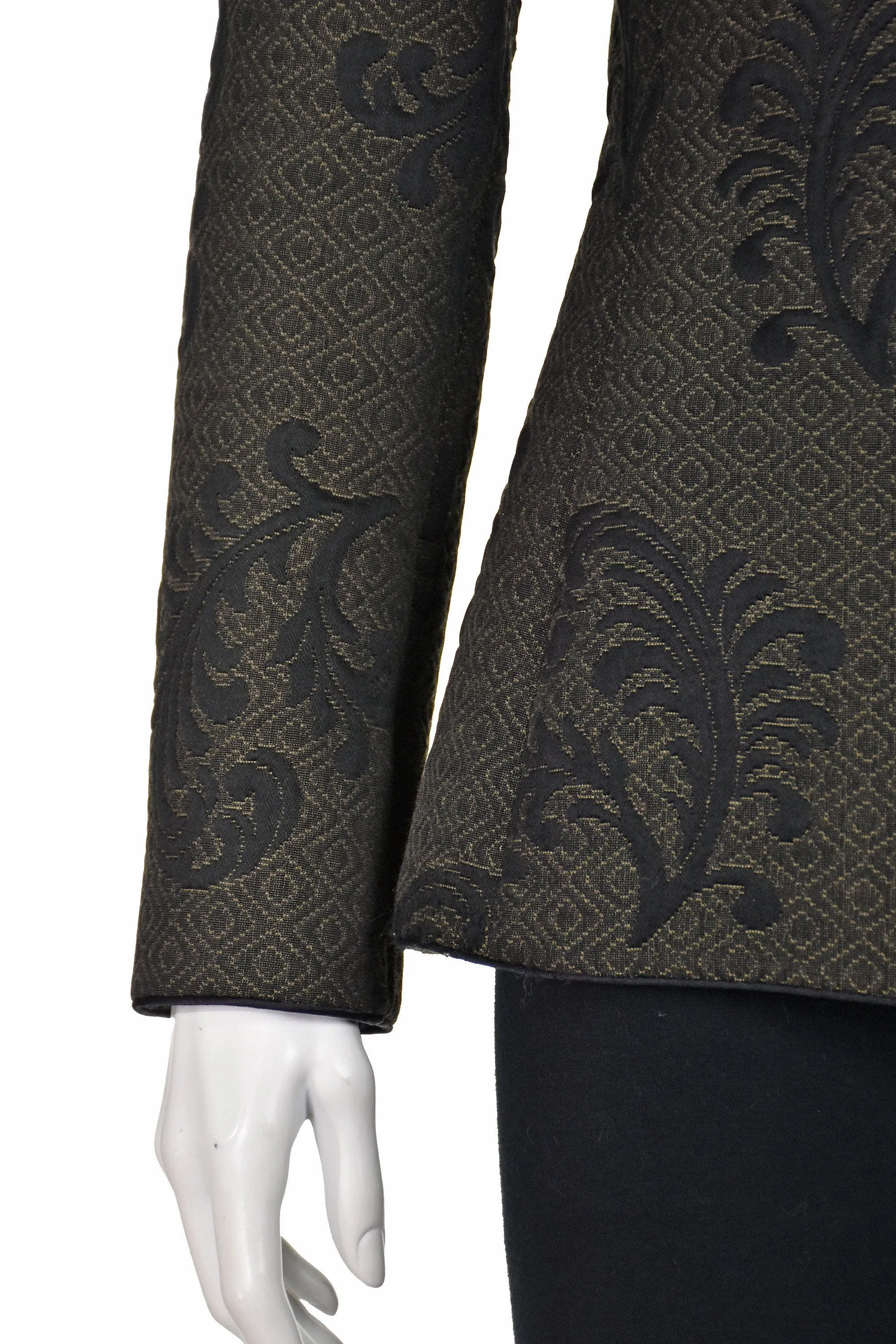 00's Jacquard Tapestry Evening Jacket by Mary McFadden