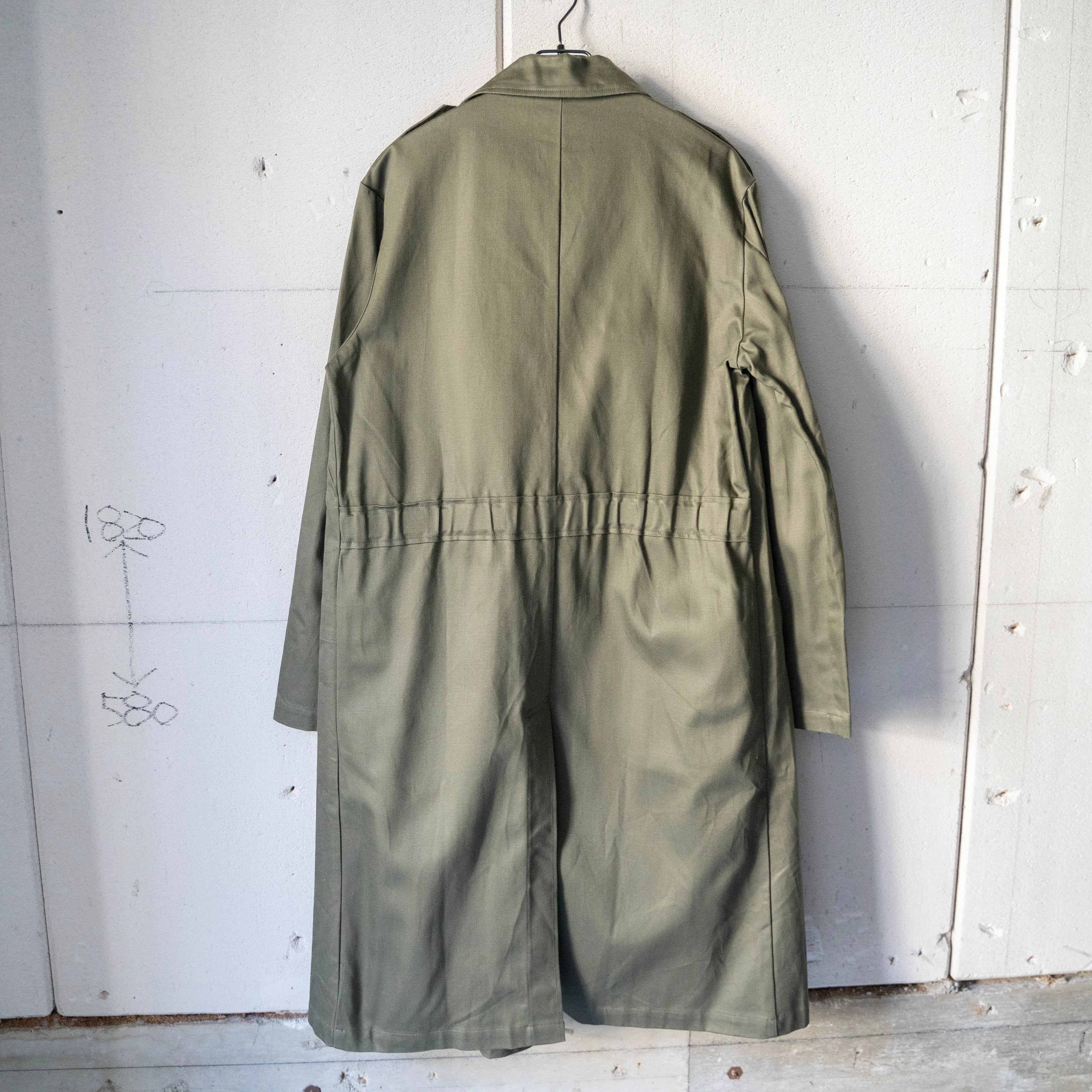 1970-90s Dutch military cotton work coat "dead stock"