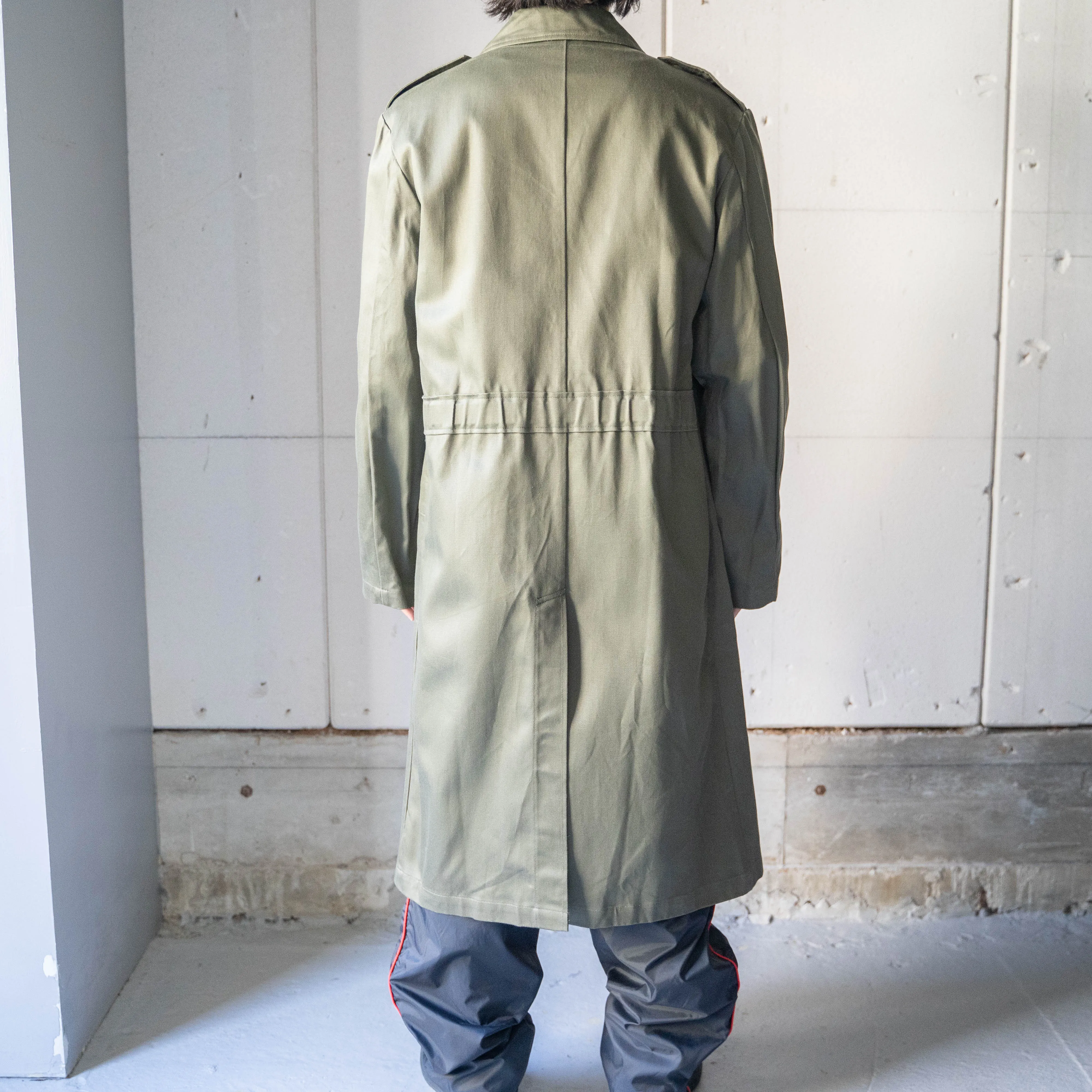 1970-90s Dutch military cotton work coat "dead stock"