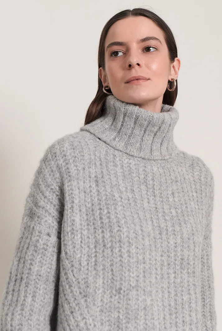 Ali Turtleneck Knit Sweater