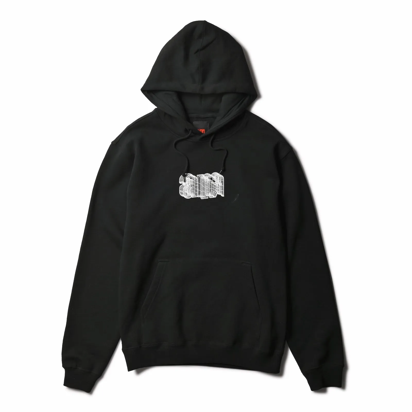 AM Aftermidnight NYC Wireframe AM Logo Pullover Hoodie Black