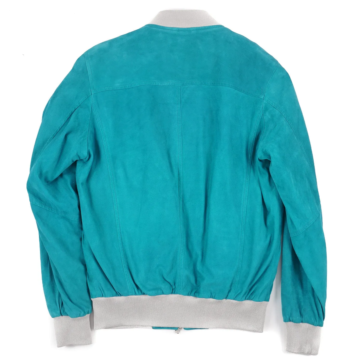 Barba Napoli Nappa Suede Bomber Jacket