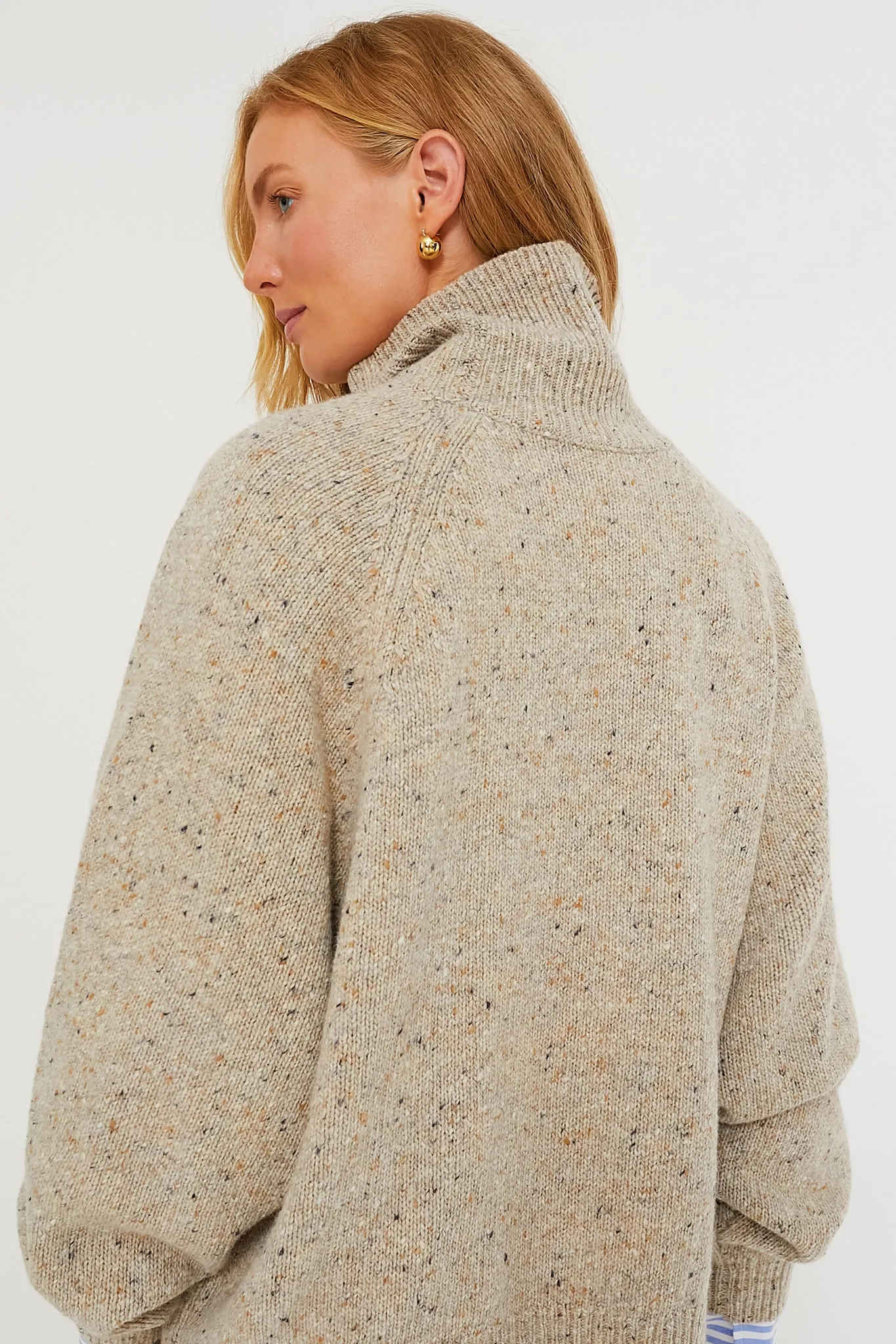 Beige Dotty Sweater