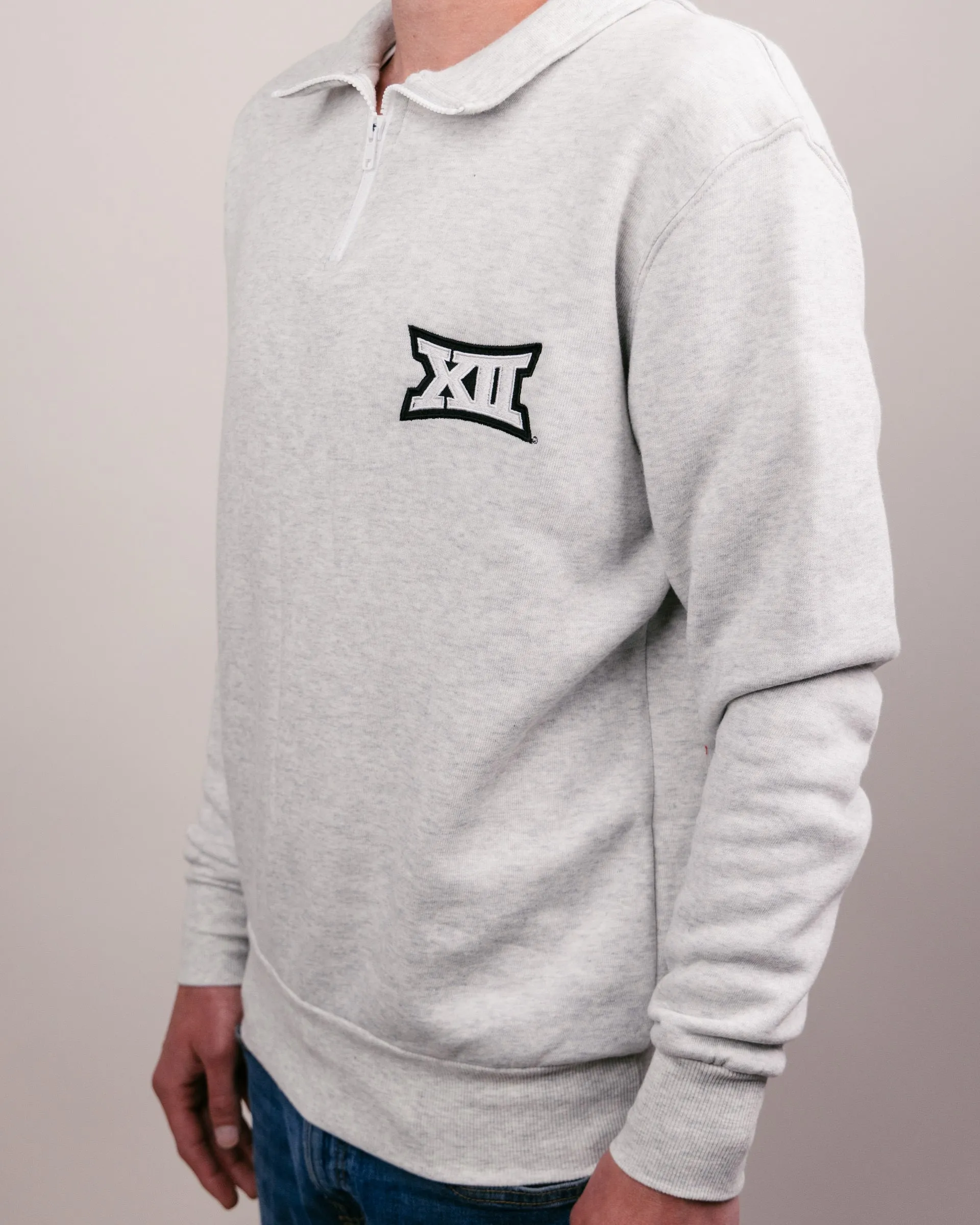 Big 12 Ash Grey Quarter Zip