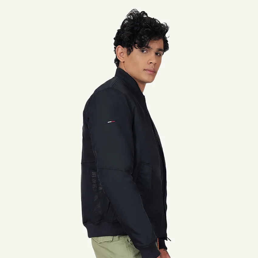 BOMBER JKT AVN PATCH MEN'S JACKET -  ANTHRACITE