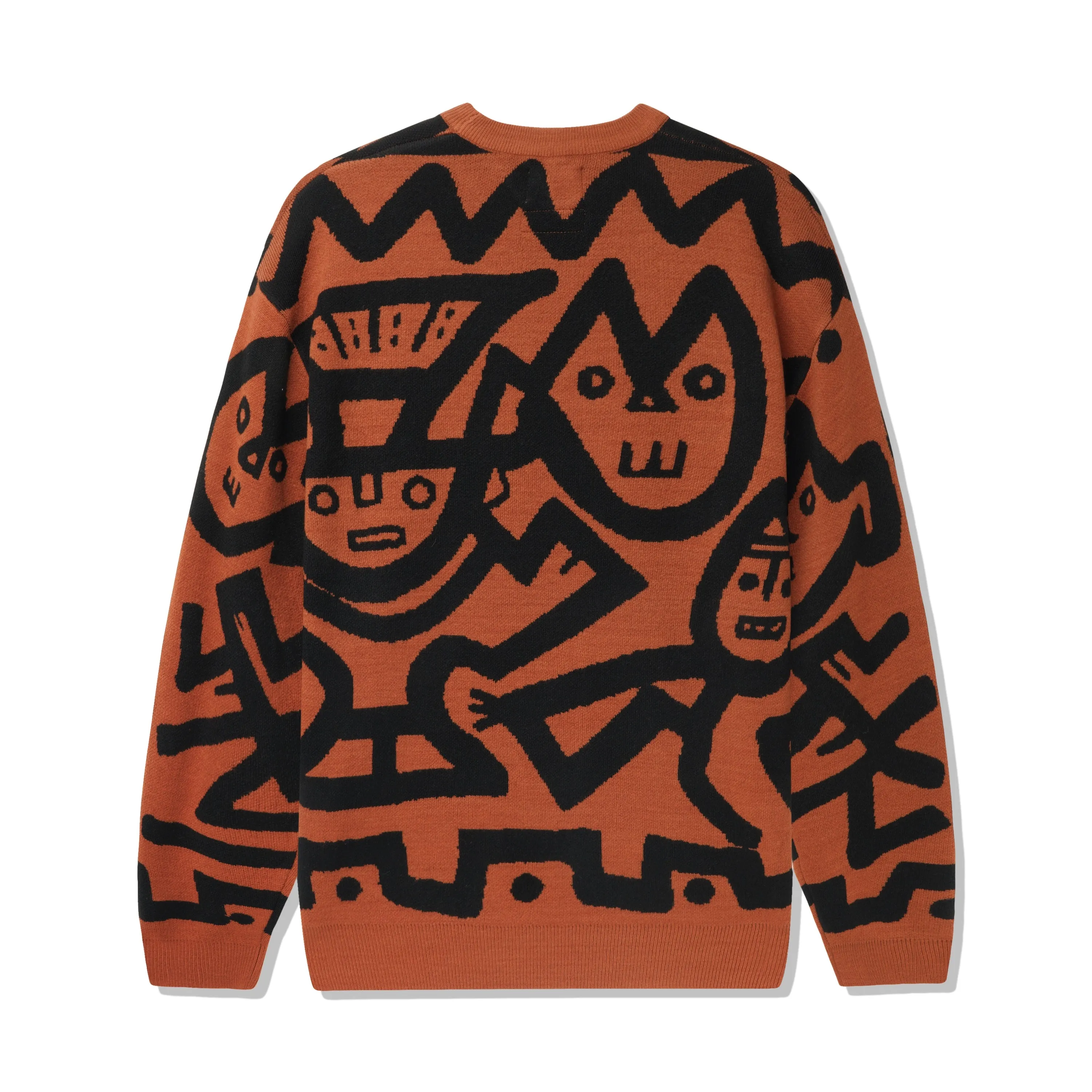 Butter Goods x Blue Note Afro Cuban Kitted Sweater - Rust