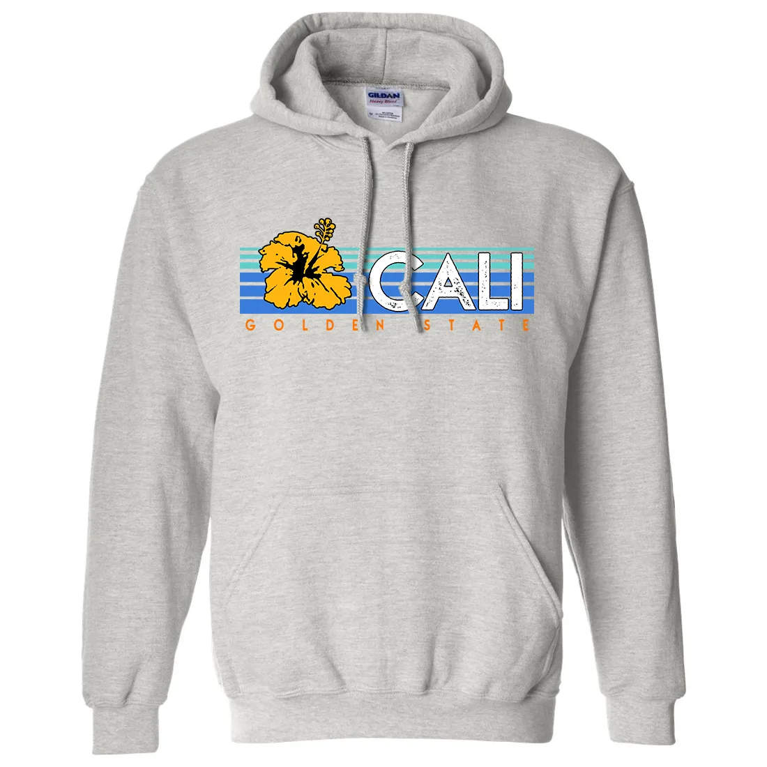 Cali Golden State Hibiscus Sweatshirt Hoodie