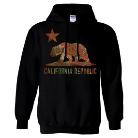 California Chumash Mandala Bear Sweatshirt Hoodie