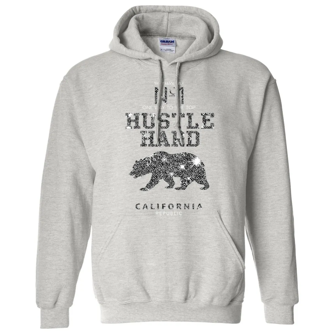 California Hustle Hard Sparkle Sweatshirt Hoodie