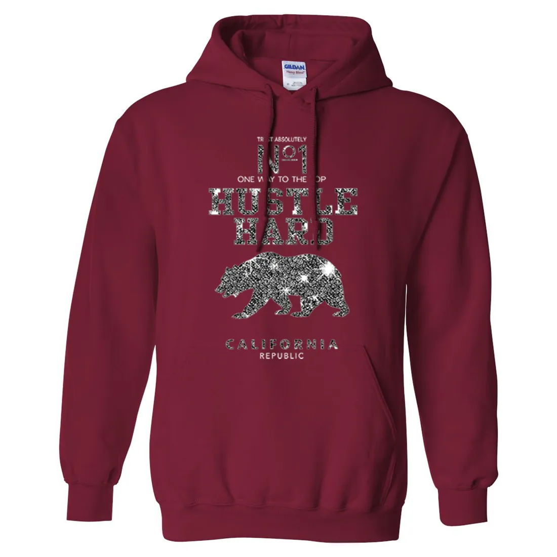 California Hustle Hard Sparkle Sweatshirt Hoodie