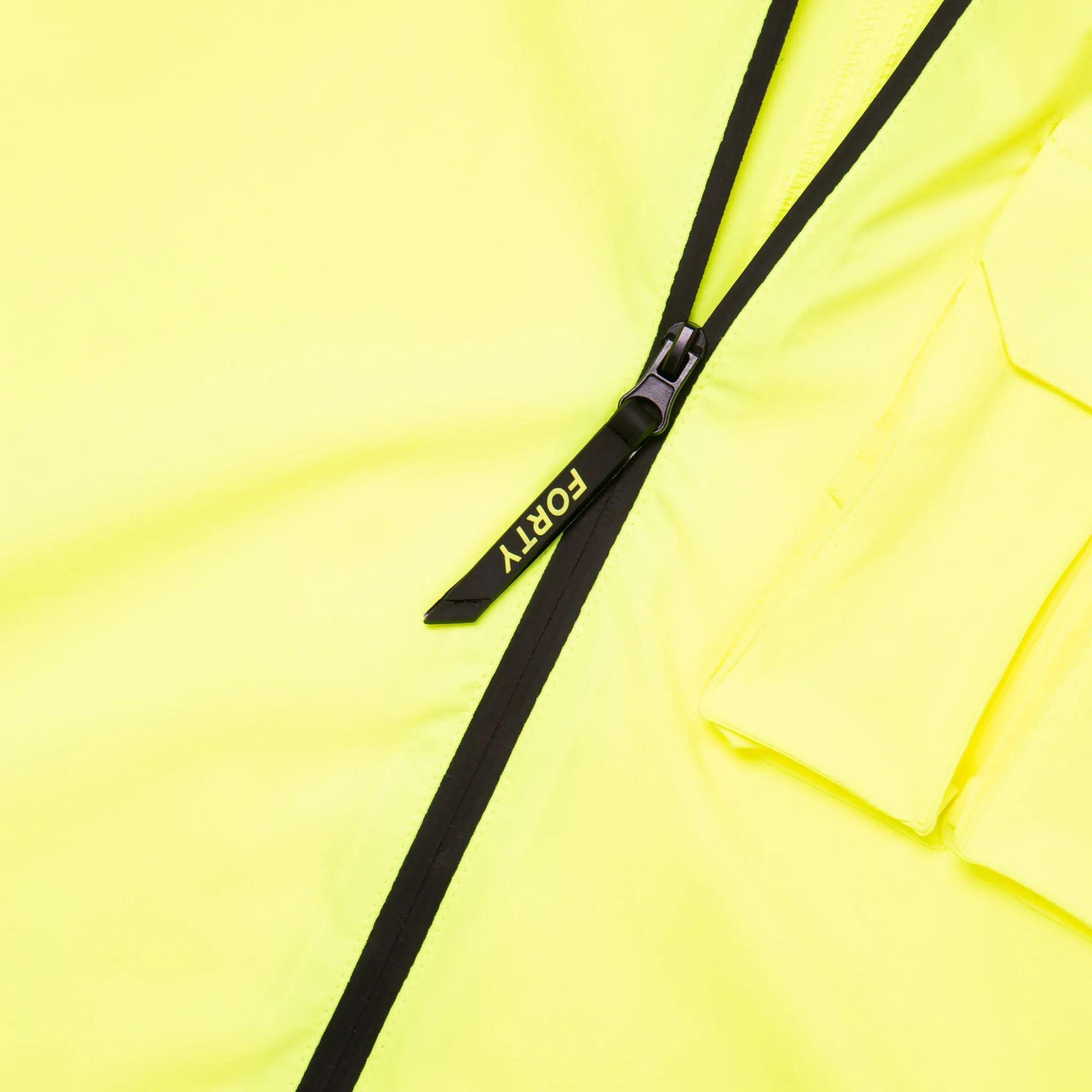 Callan Hooded Tech Overshirt (Neon Yellow)