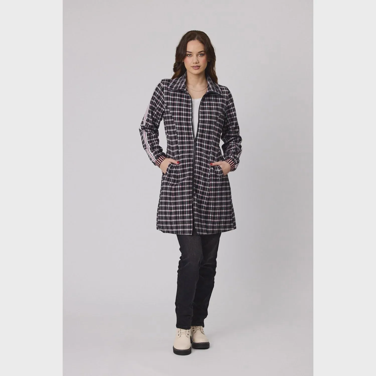 Classified Emilia Check Coat