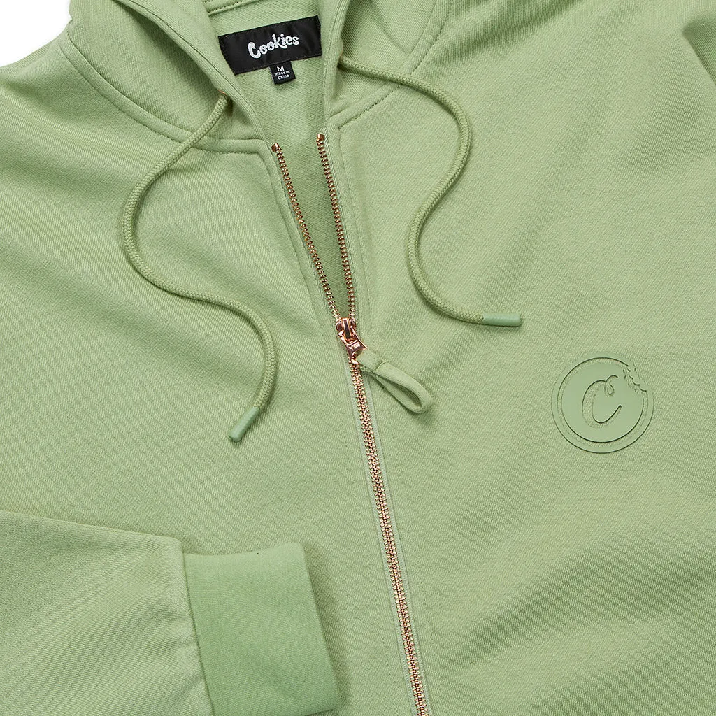 Cookies 'First Light' Full Zip Hoodie (Sage)