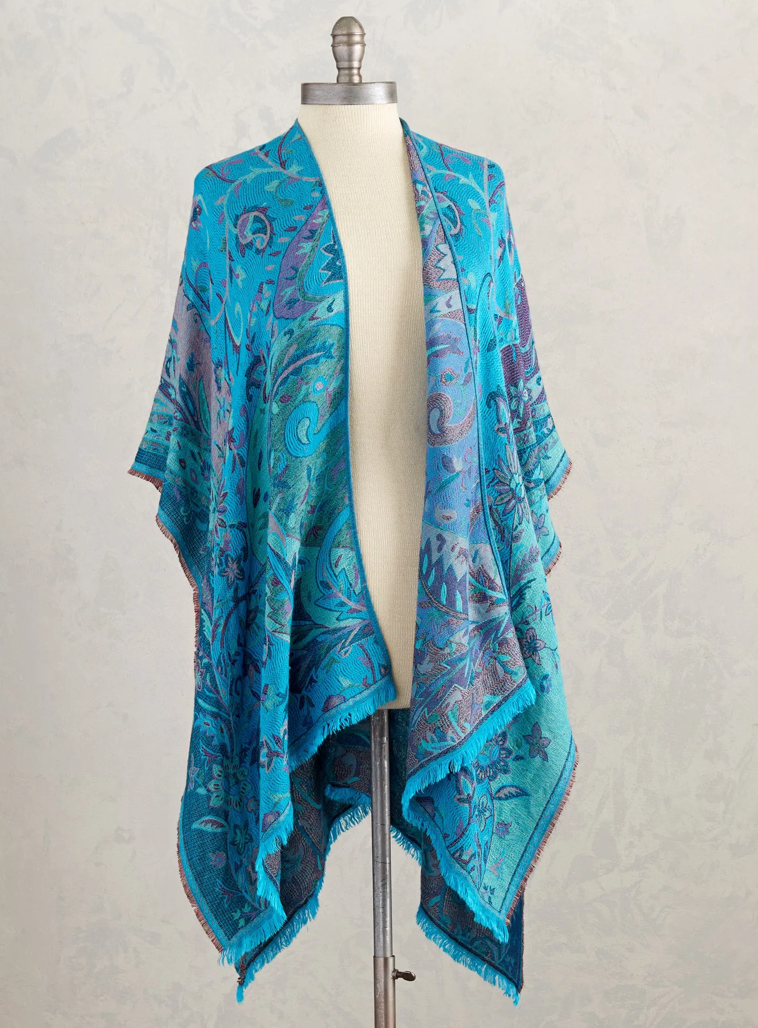 Cool Waters Reversible Kimono Wrap