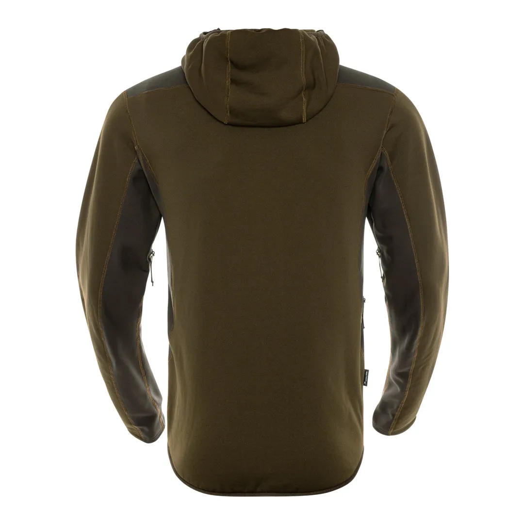 Deer Stalker Fleece Hoodie - Willow Green/Shadow Brown by Harkila