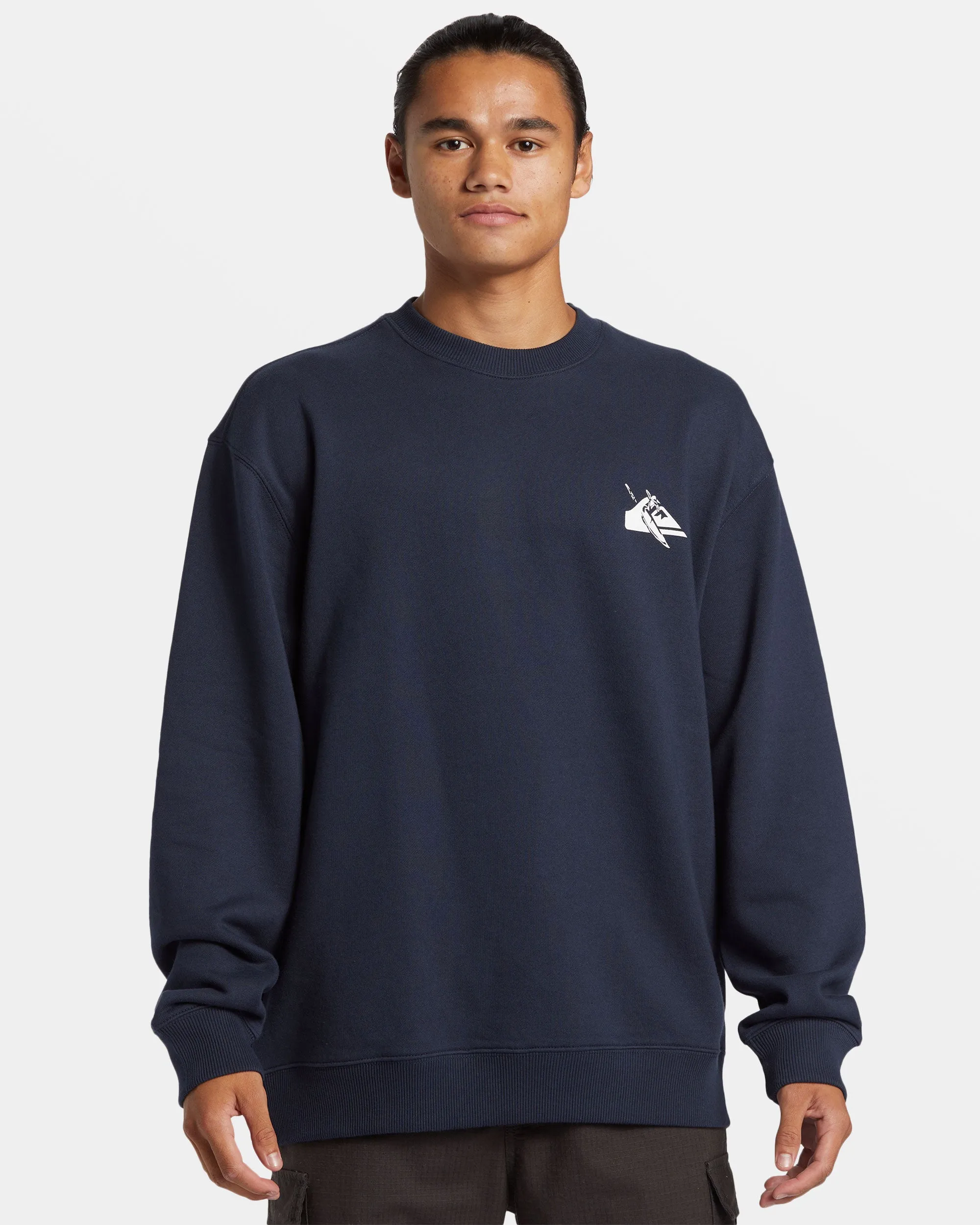 DNA Petroglyph Crewneck Sweatshirt - Dark Navy