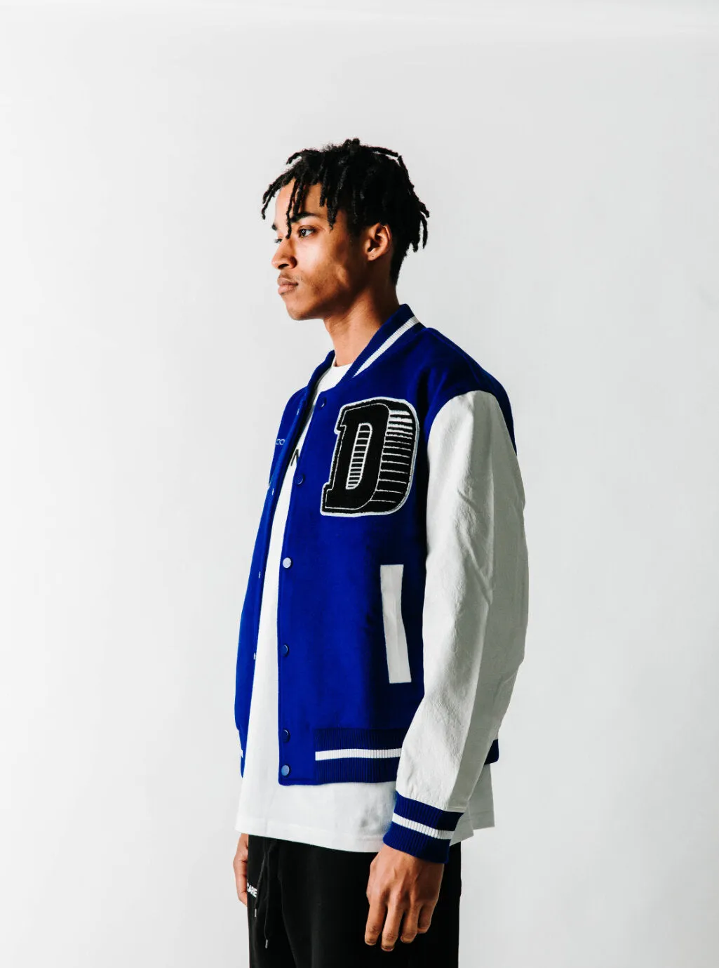 DONCARE (AFGK) "Casino Varsity Jacket" - BLUE