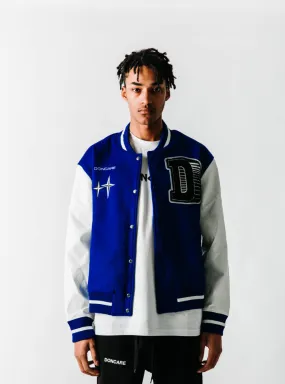 DONCARE (AFGK) "Casino Varsity Jacket" - BLUE