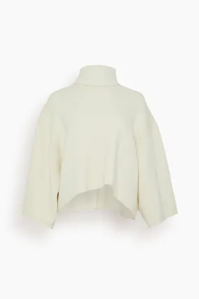 Double Face Eco Cashmere Sweater in Ivory