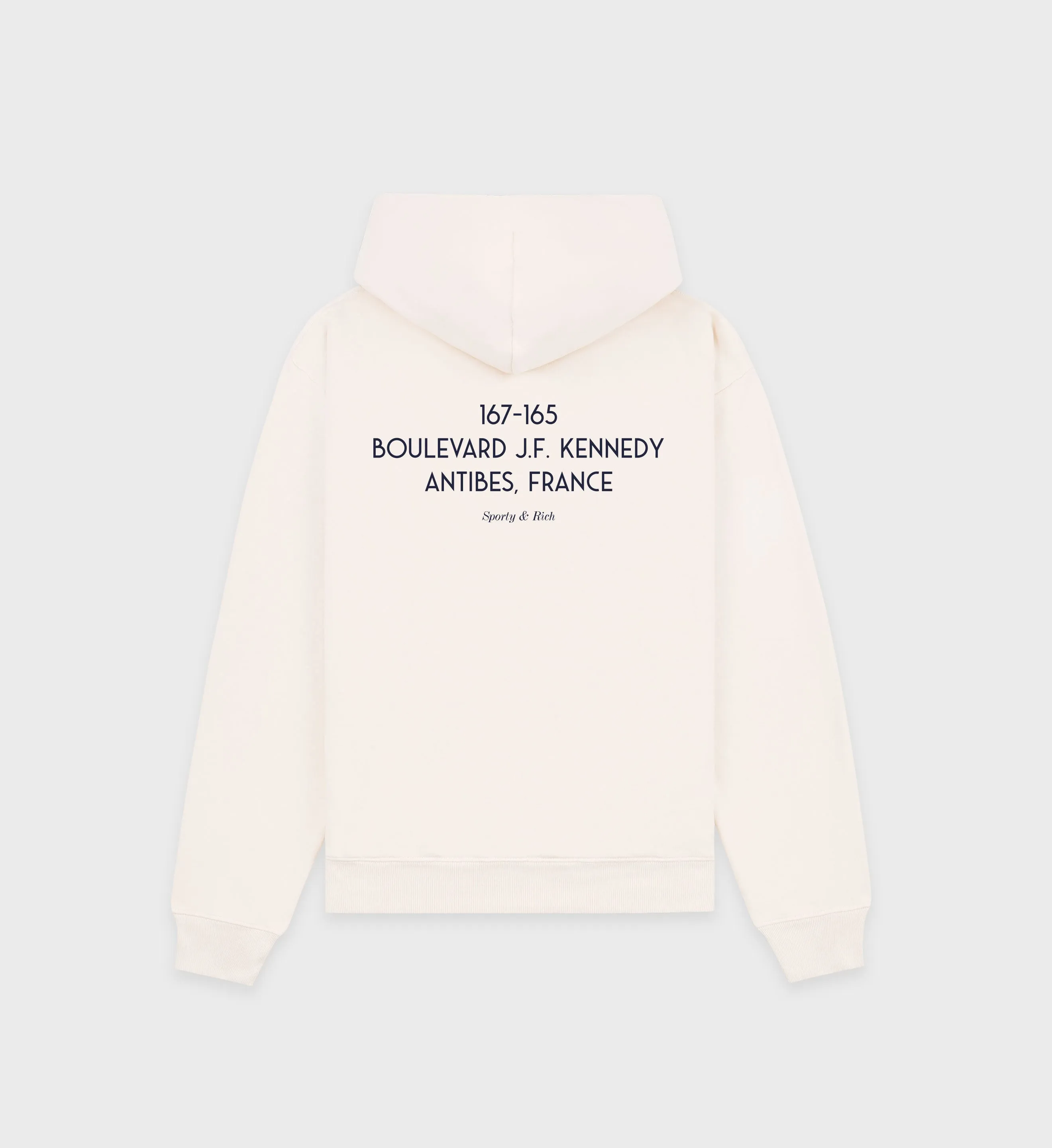 Eden Crest Kennedy Hoodie - Cream/Navy