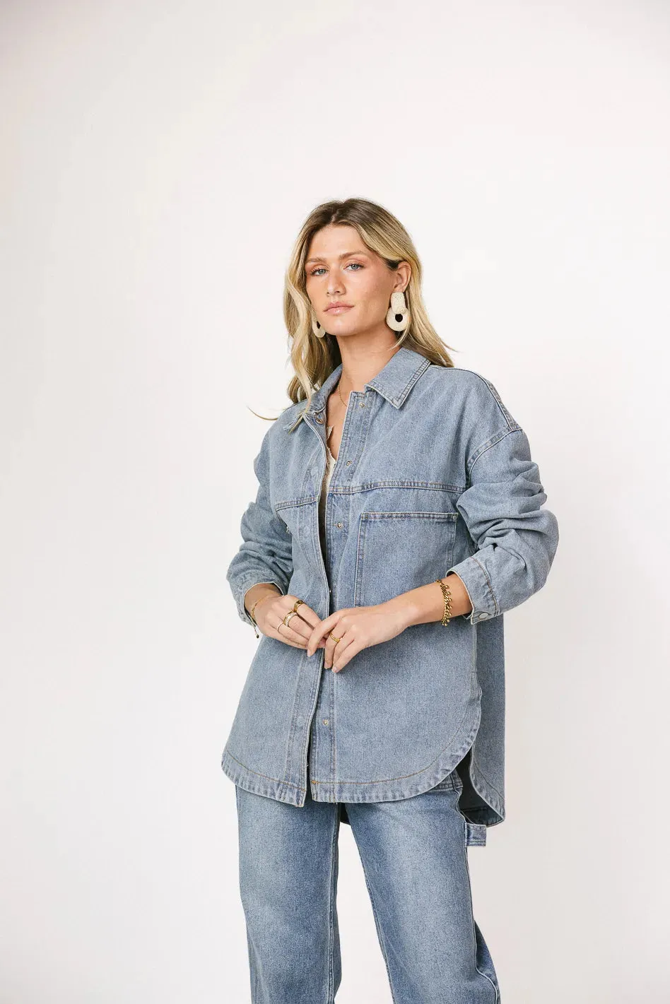 Eloise Denim Jacket in Blue