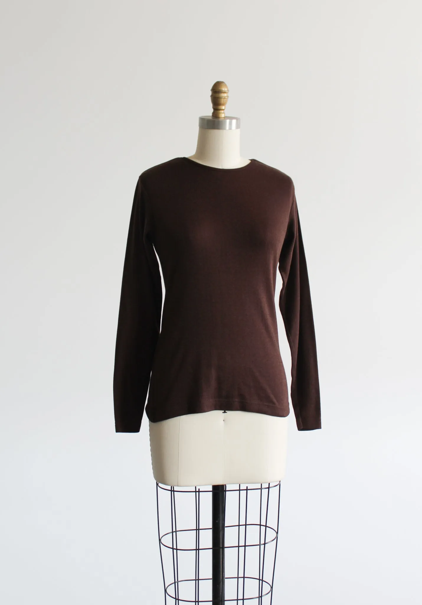 espresso long sleeve tee