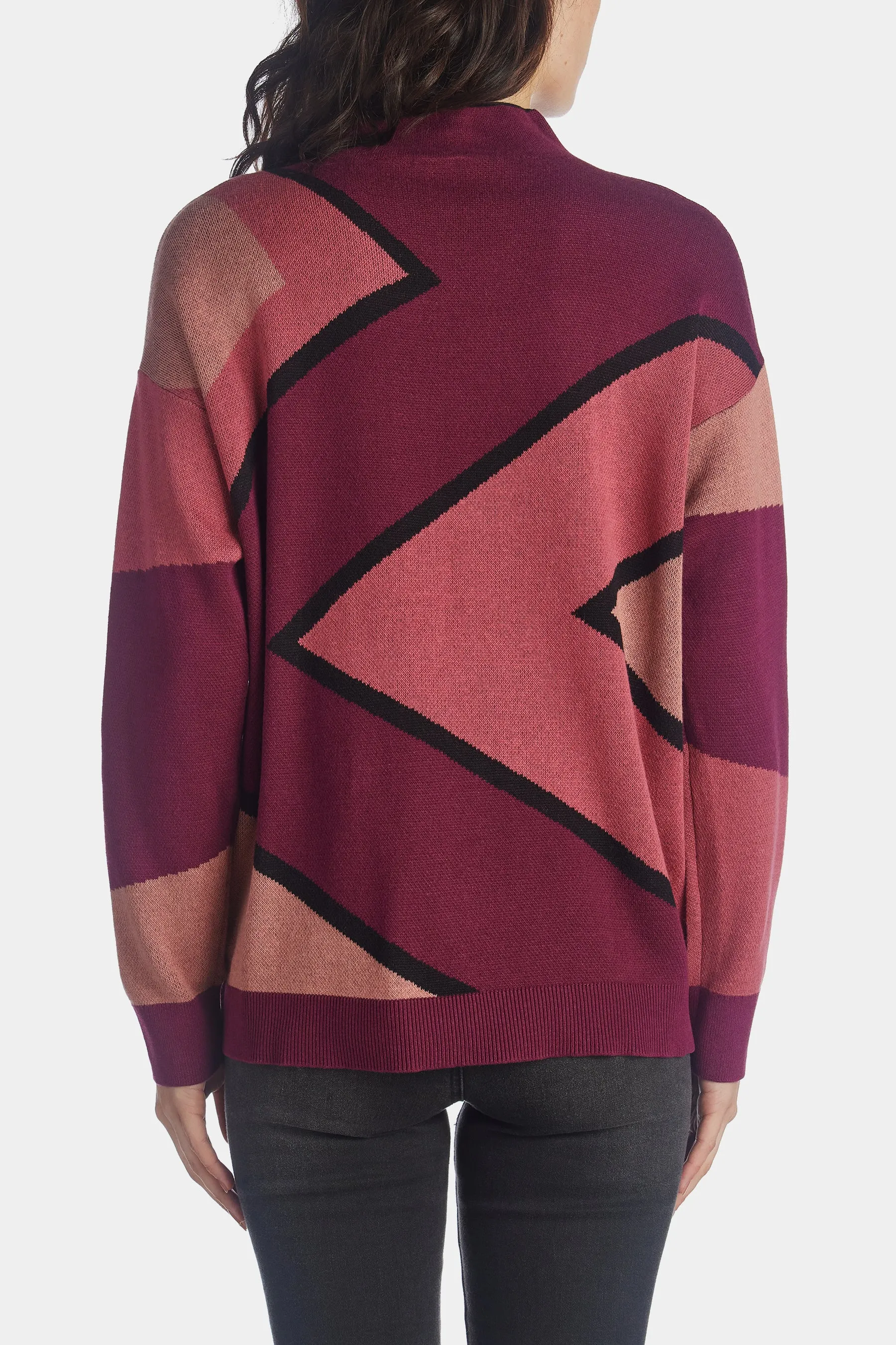 Geo Jaquard Pullover