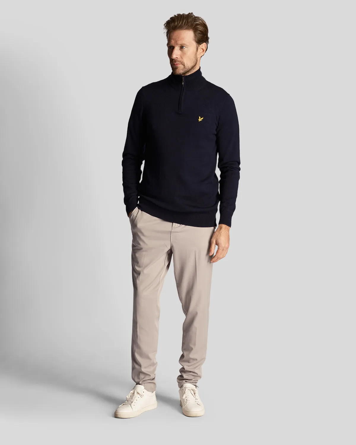 Golf Core 1/4 Zip Merino Jumper