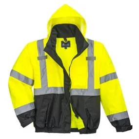 Hi Vis Premium 3 in1 Bomber Jacket detachable liner/ bodywarmer Portwest S365