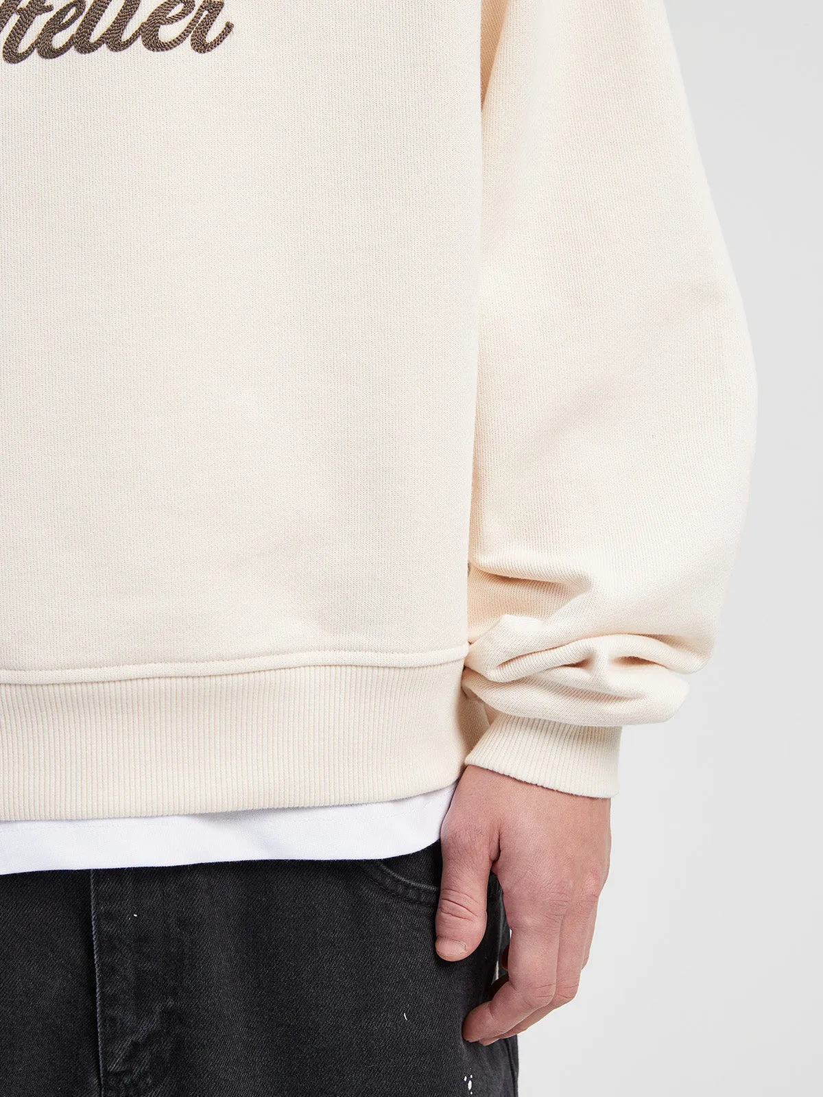 HOODIE ‘RETERNITY ATELIER’ - CREAM