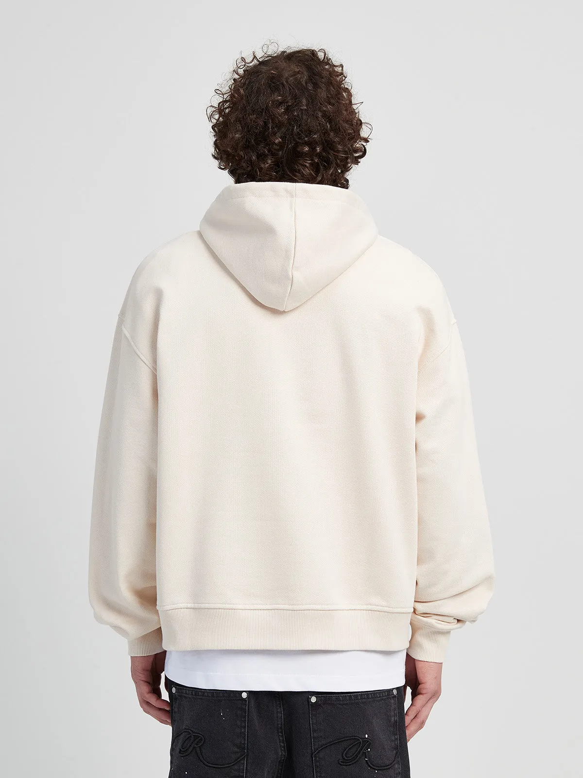 HOODIE ‘RETERNITY ATELIER’ - CREAM