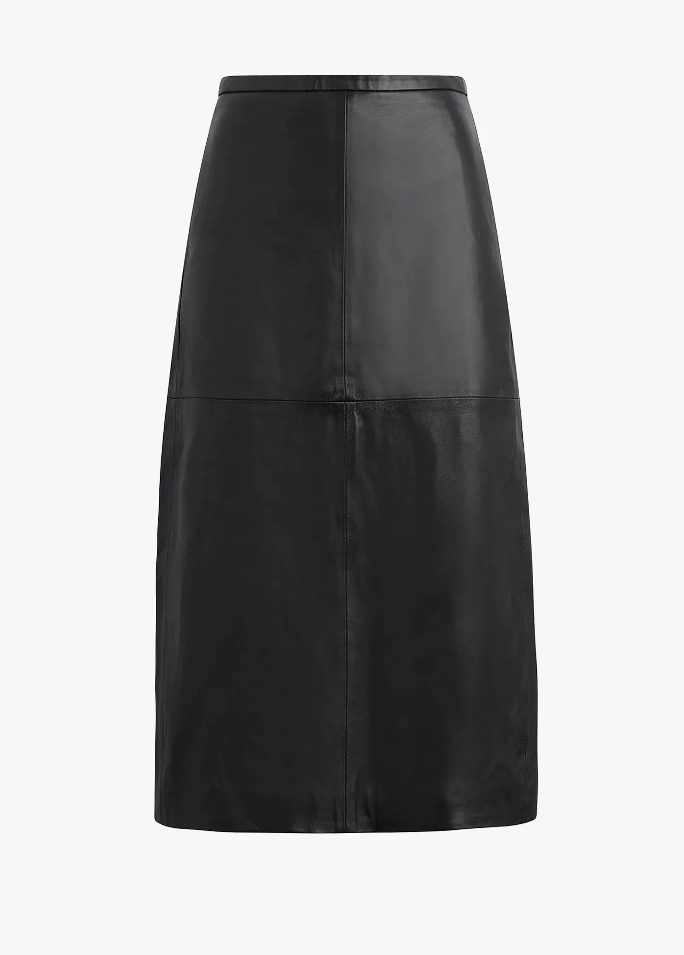 Joe's Jeans Doreen Cross Seamed Vegan Leather Skirt