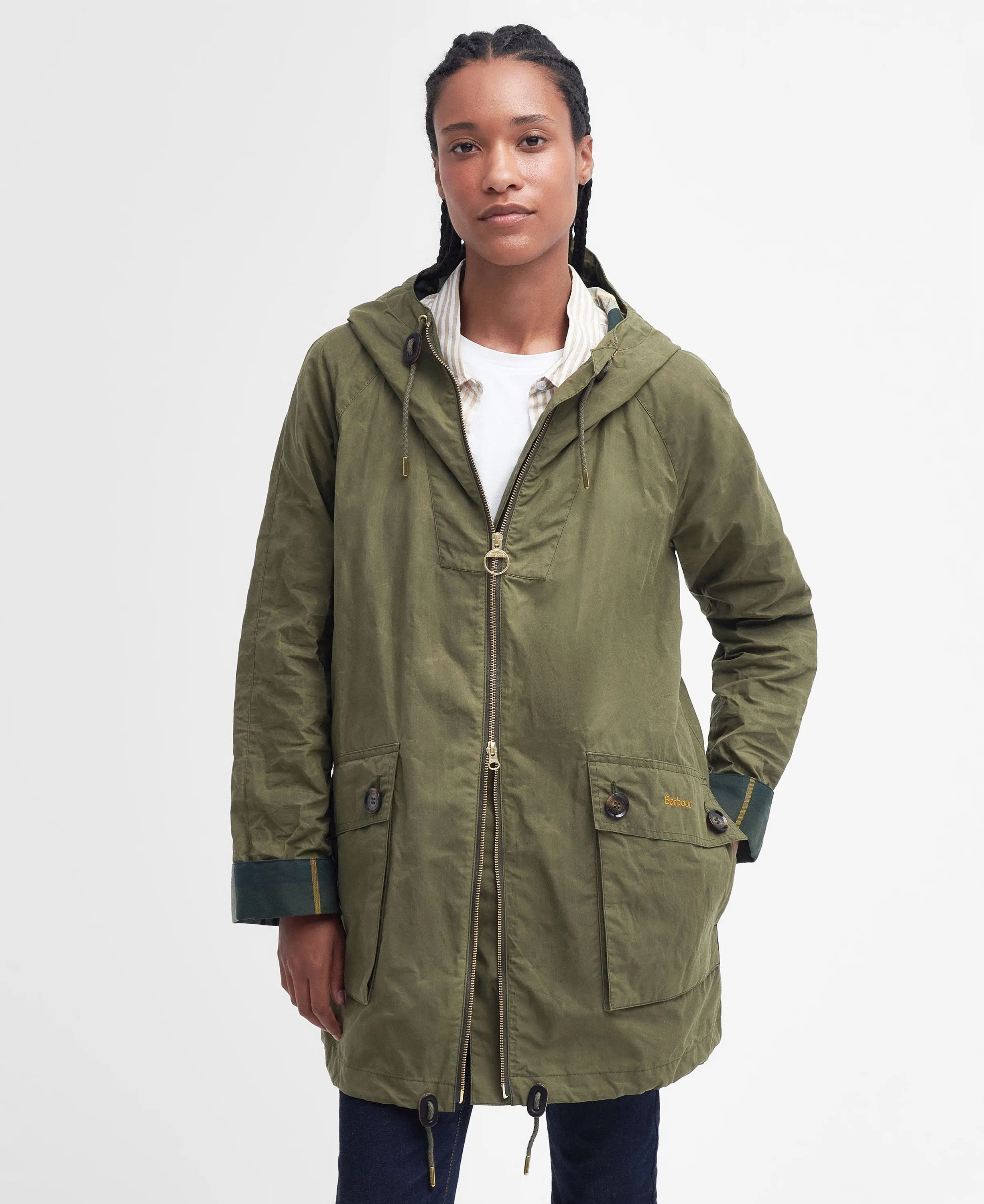 Keldy Showerproof Jacket - Dusky Green