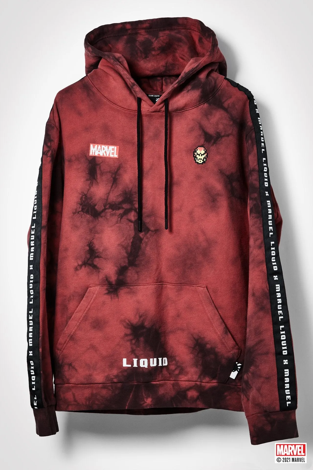 LIQUID x MARVEL RETRO IRON MAN HOODIE