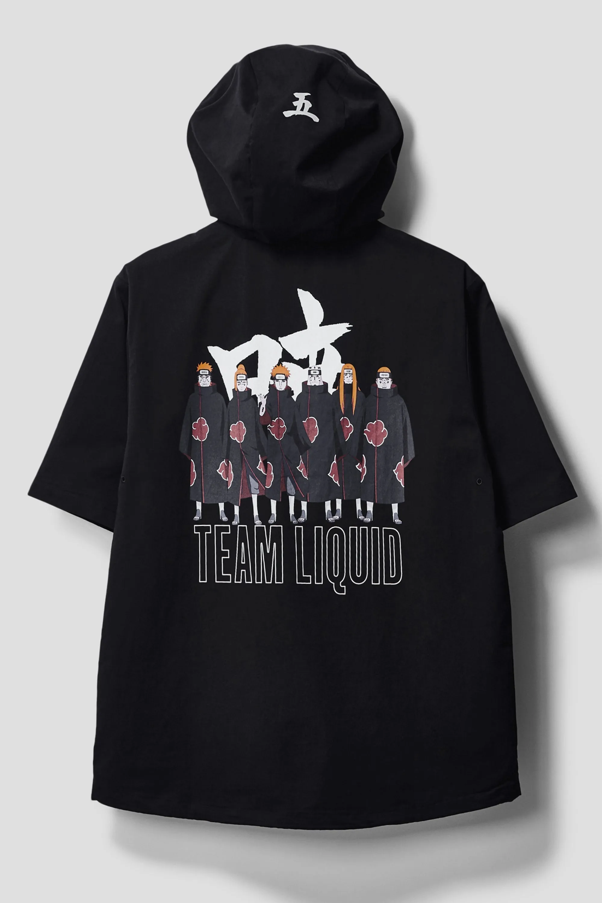 LIQUID x NARUTO AKATSUKI SIX PATHS OF PAIN SHORT SLEEVE TECH HOODIE