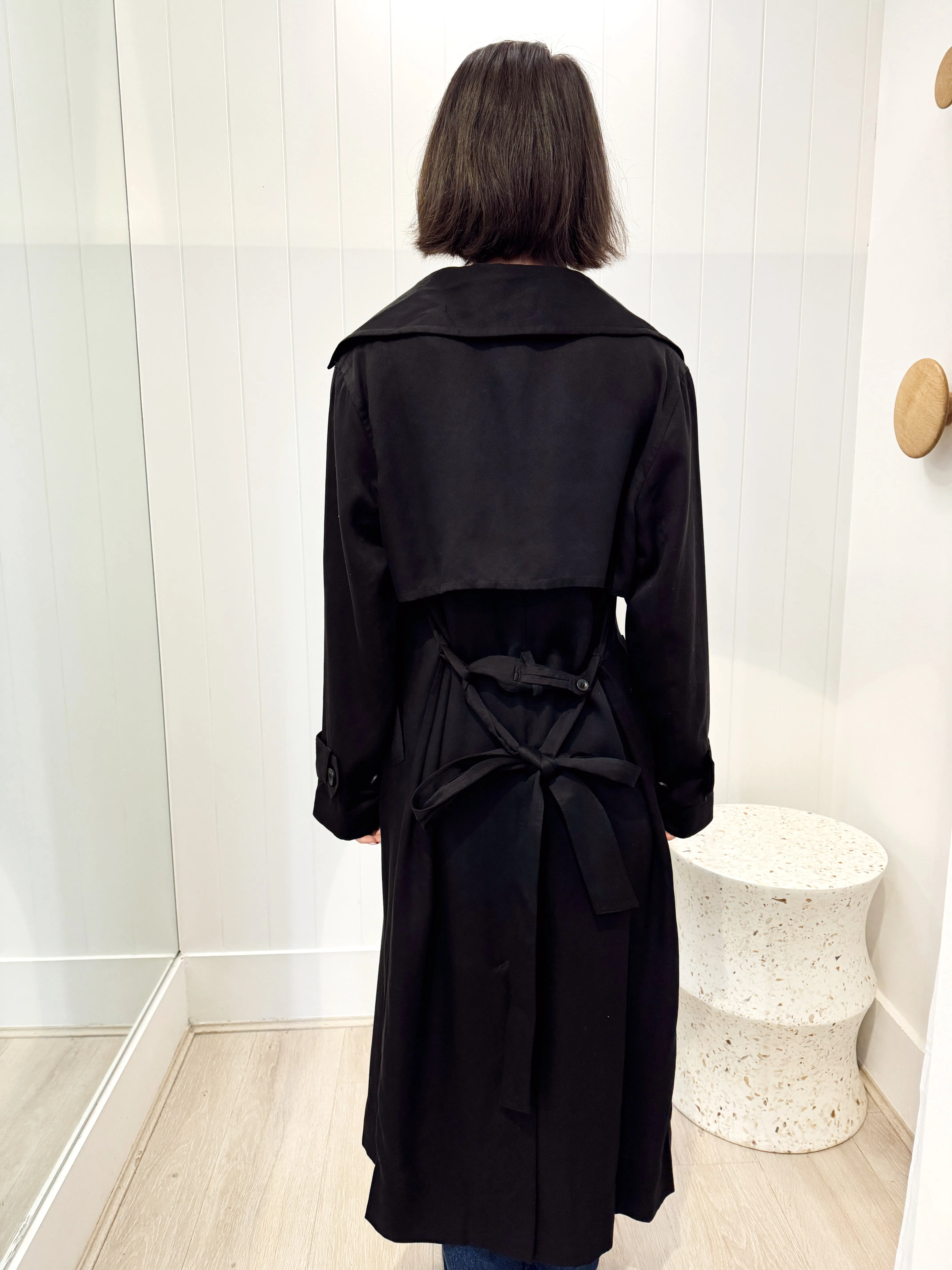 Malene Trench Coat - Black