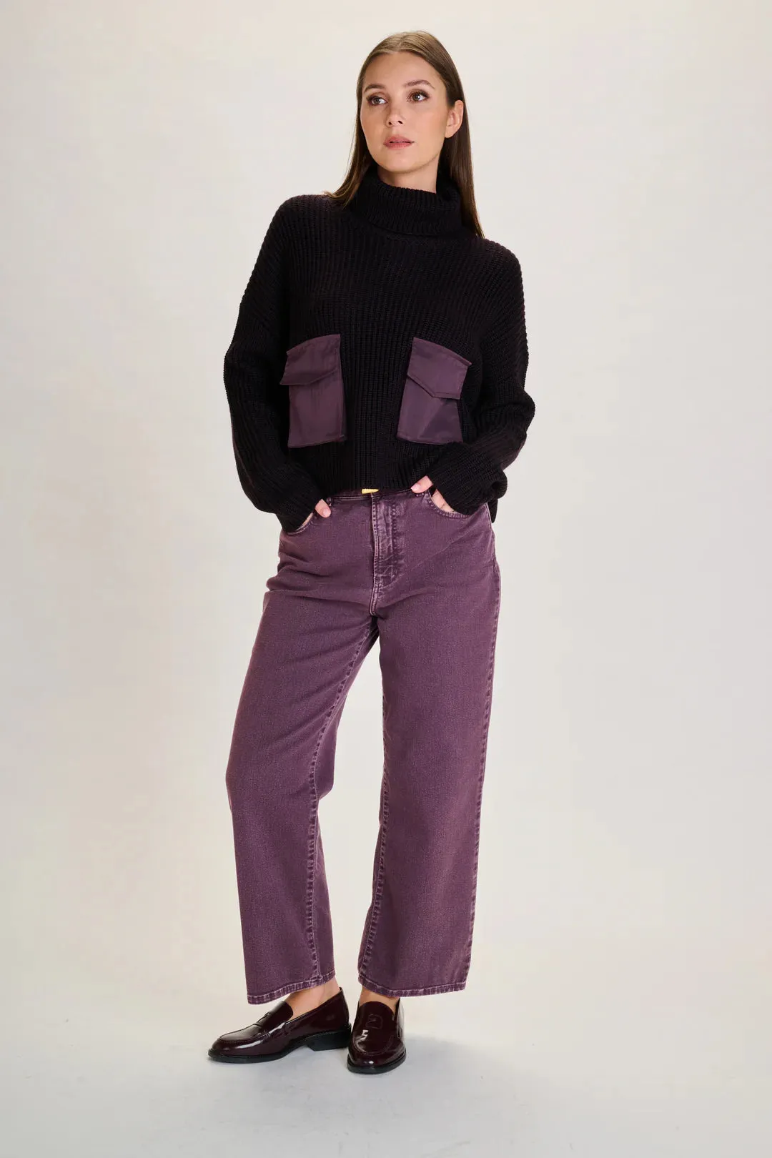 MANON PULLOVER PLUM - MARCH23