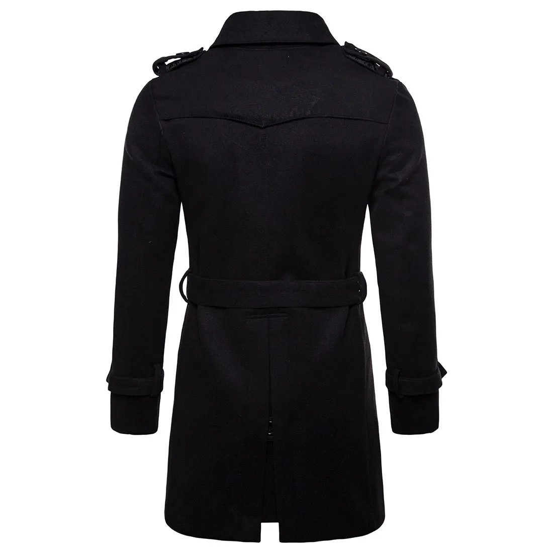 Men's Formal Business Fall Winter Casual Lapel Double Breasted Coat Short Jacket | 9280