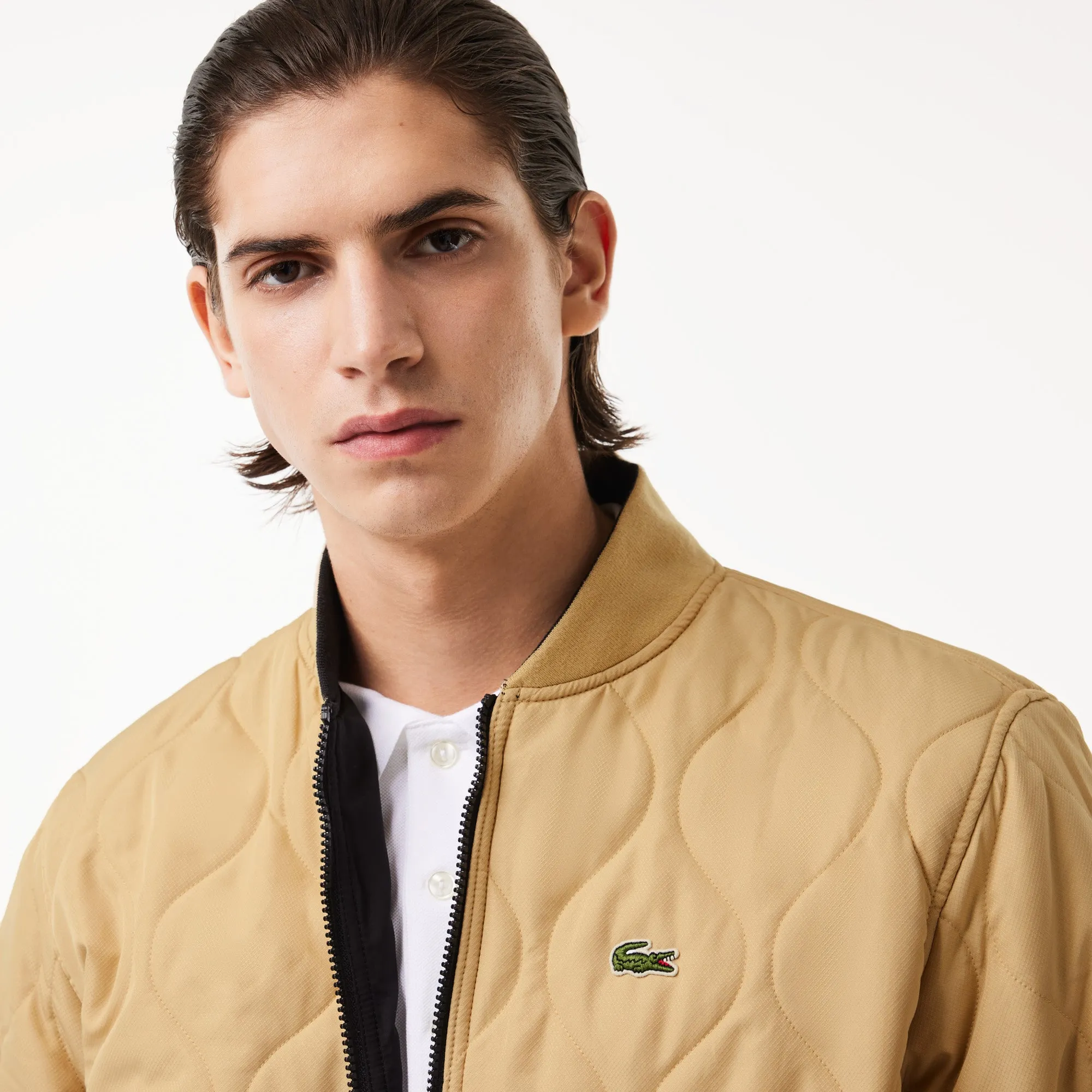 Men's Lacoste Reversible Quilted Taffeta Bomber Jacket