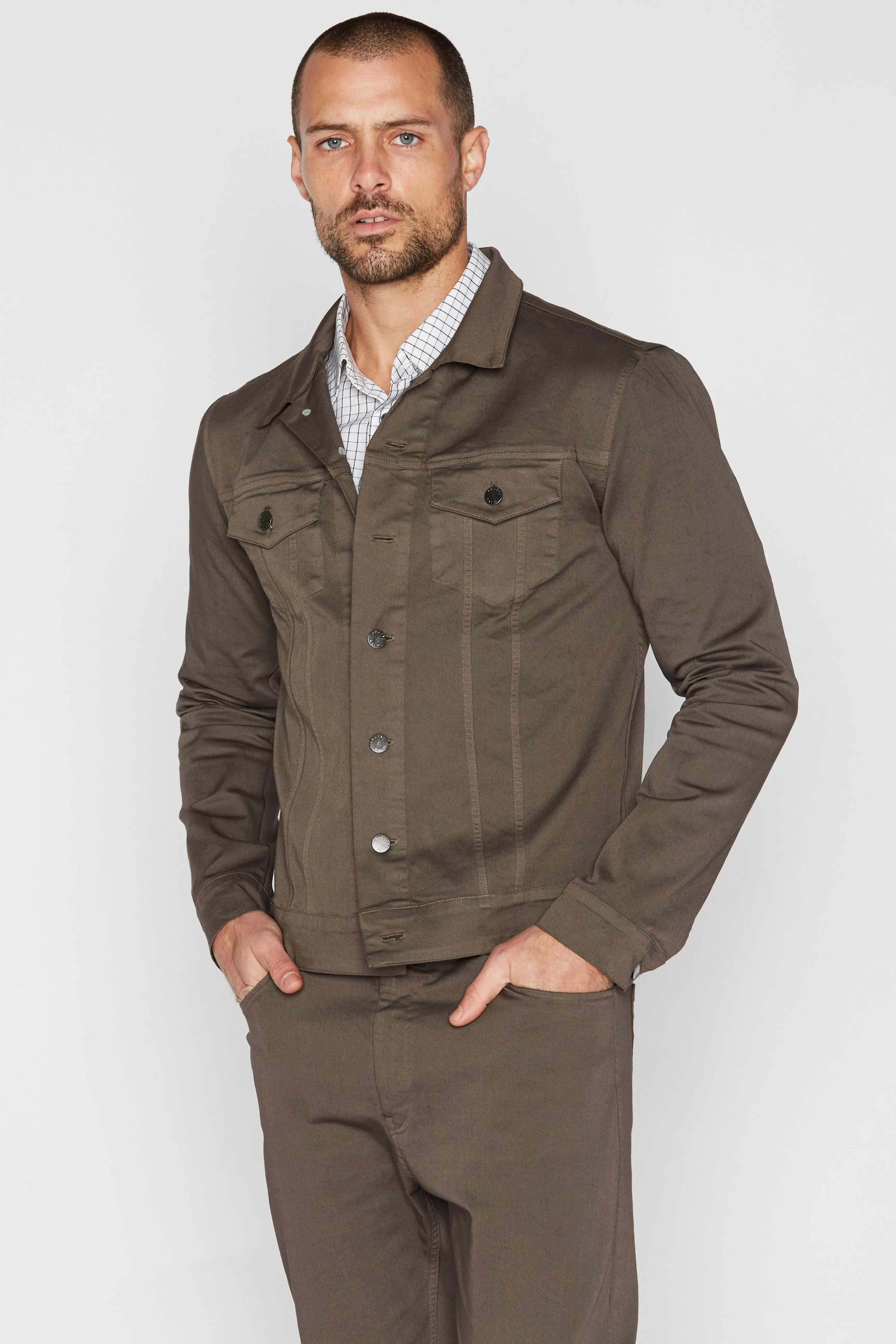 Men's Slim Fit Twill Jacket