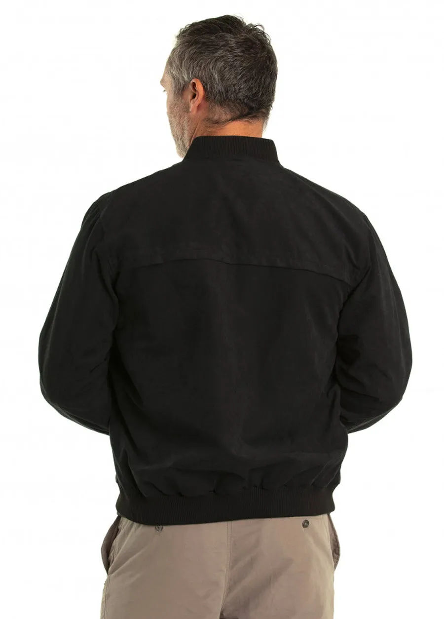 Microfibre Bomber Jacket