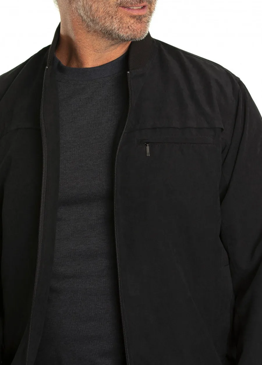 Microfibre Bomber Jacket