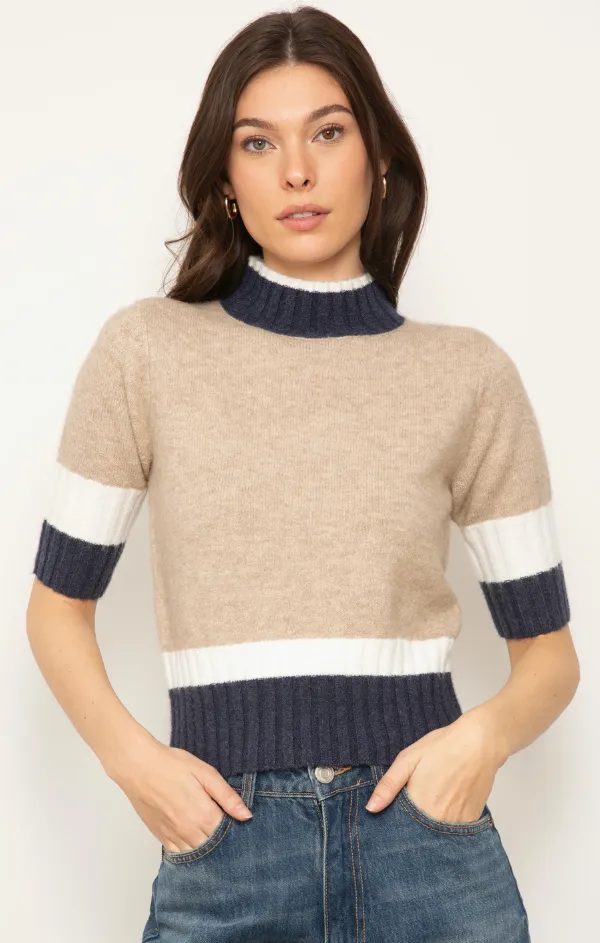 Millie Quarter Sleeve Turtleneck