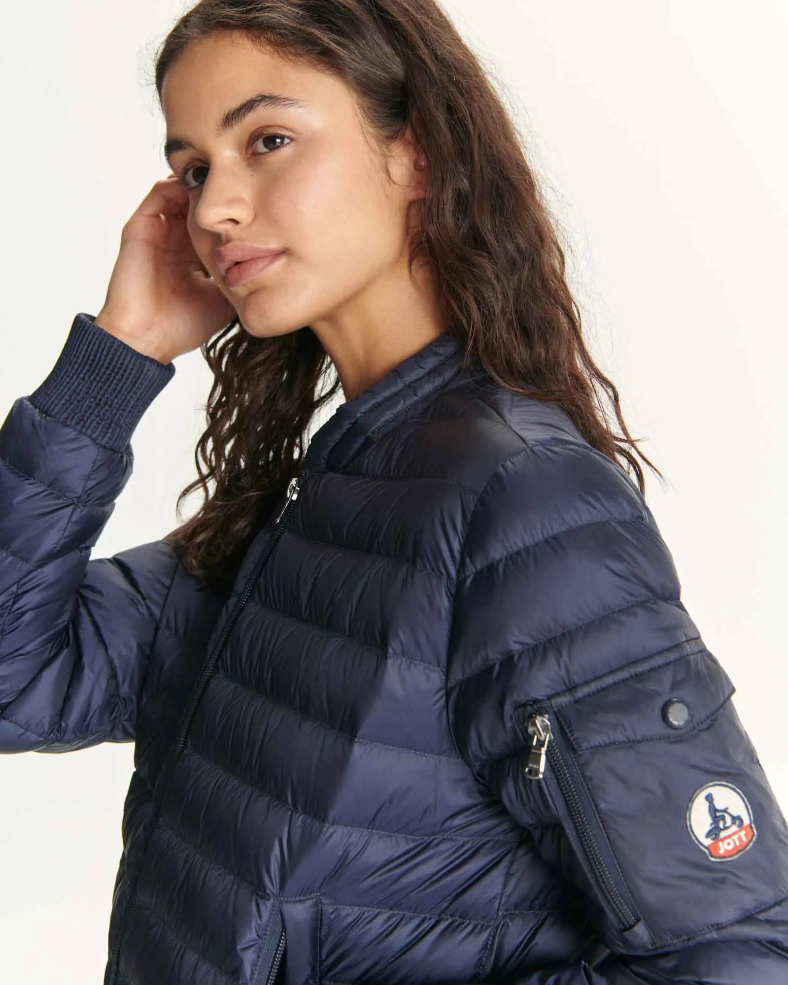 Navy Emmy lightweight Bombers jacket