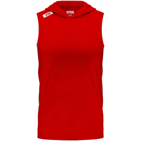 Nxtrnd Team Lightweight Sleeveless Hoodie Red