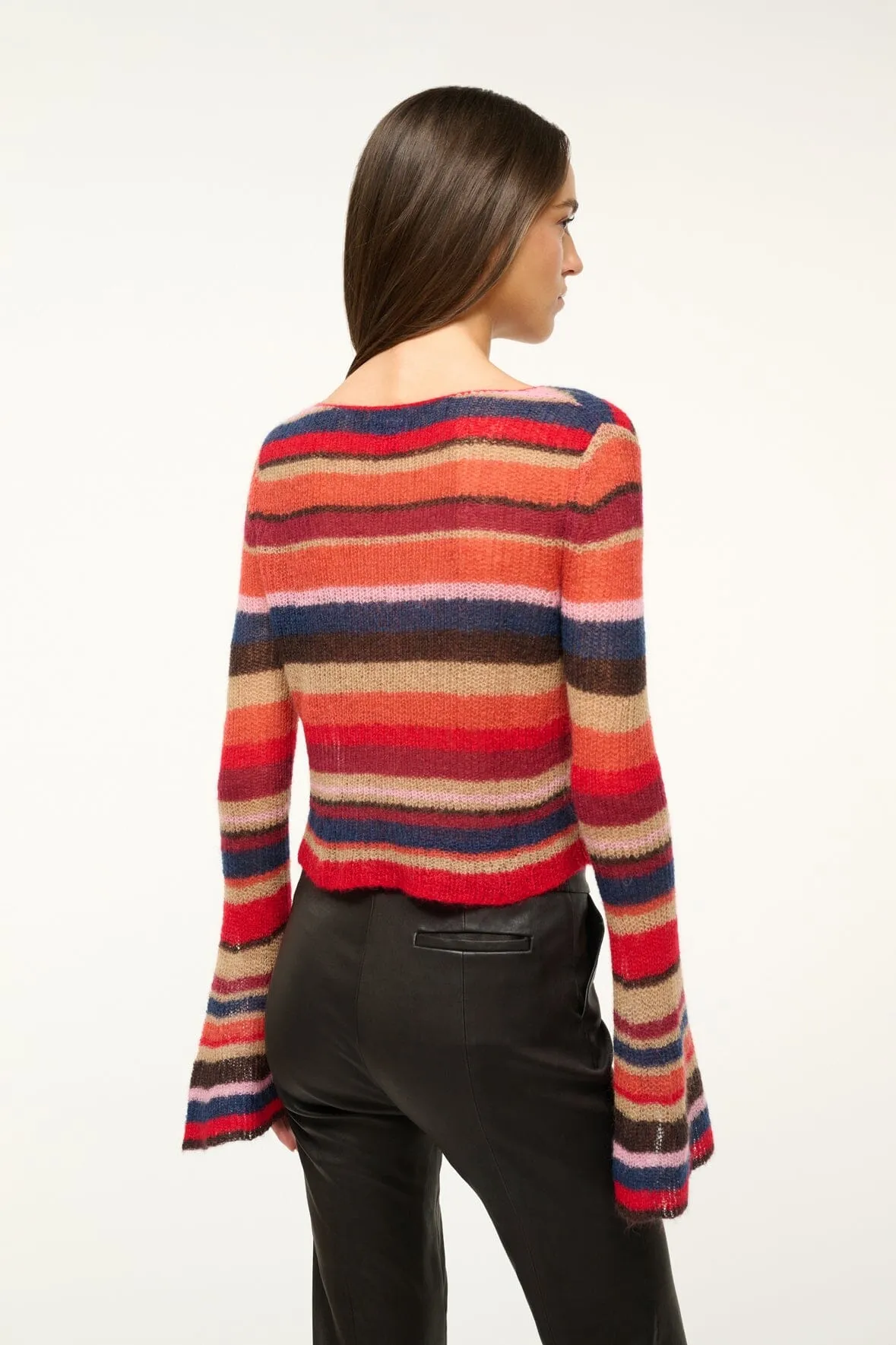 PARKER SWEATER | AUTUMNAL FADED STRIPE