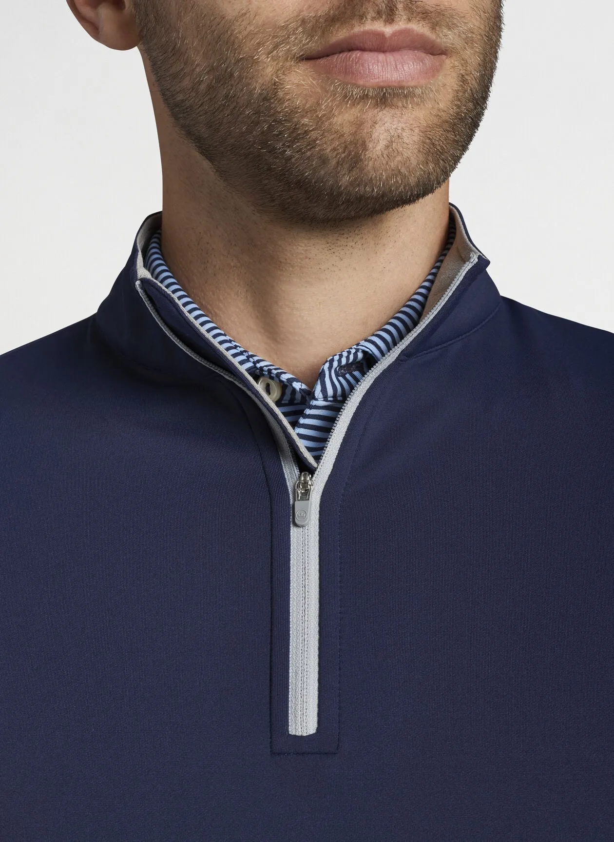 Peter Millar Perth Stretch Loop Terry Quarter-Zip