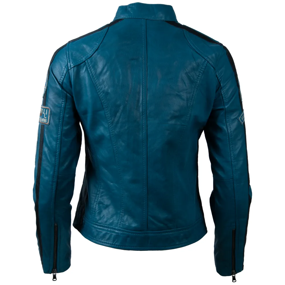 QOOC Women's Racing Biker - Denim Blue