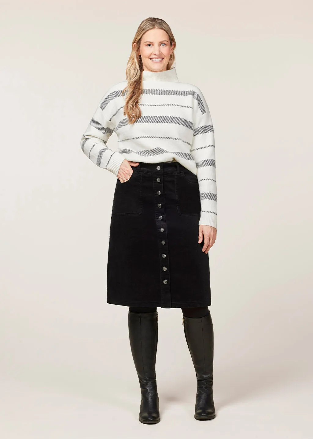 Railway Stripe Sweater